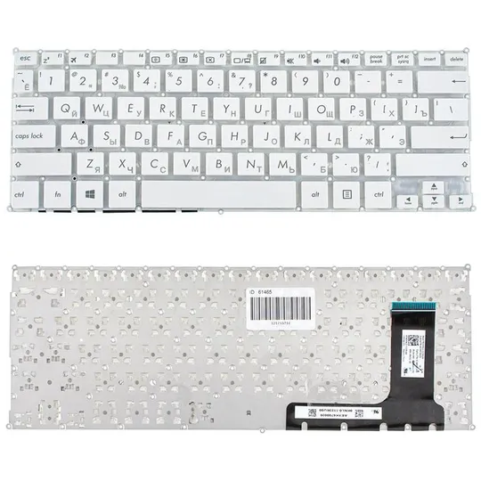 Купити Клавіатура для ноутбука ASUS (E202SA series) rus, white, без фрейма