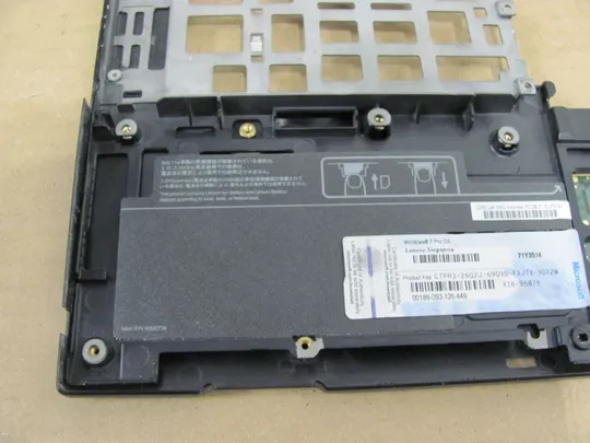 536-9 Кришка панель палмрест тачпад 60Y4060 для LENOVO T400S T410S оригінал Характеристики