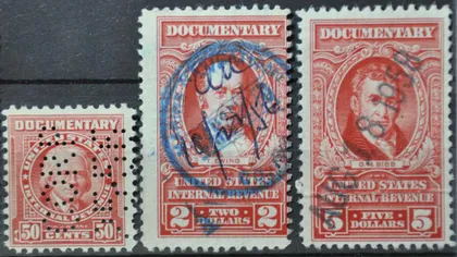 фото, CША Непочтовые revenue 1954