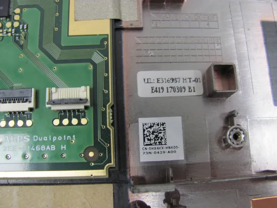 694-5 Кришка панель палмрест тачпад рамка клавіатури AP1S1000412 0HX4KX  для Dell Latitude P40G E7480 7480 оригінал Торговий майданчик