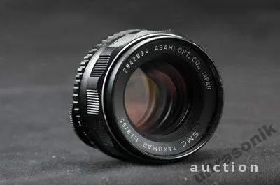 Об&#039;єктив на Pentax SMC Takumar 1:1.8/55 Ф49мм Asahi Japan Вживане Ціна