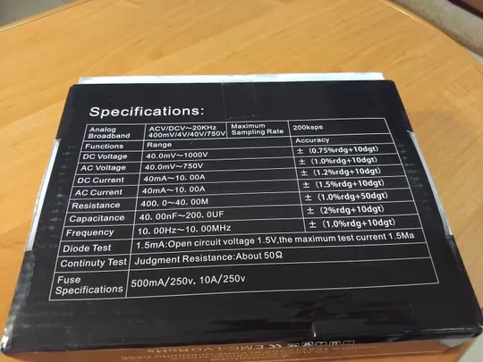 Мультиметр / осцилограф Mustool MT8206 Інтернет-аукціон