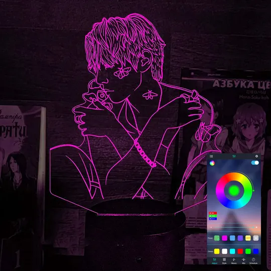 Акриловий світильник-нічник керування з телефона The Rose Усон Кім tty-n002248 Ціна