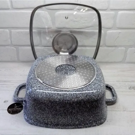 Кастрюля с крышкой Edenberg EB-3975 28х28 см 6.5 л Де купити