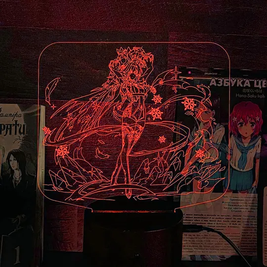 Акриловий світильник-нічник Еола червоний tty-n001285 Ціна