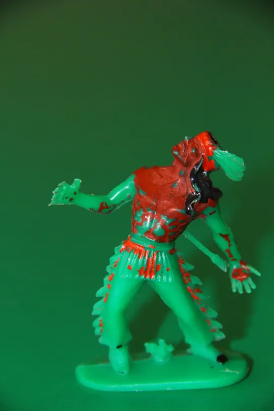 ПОРАНЕНИЙ СТРІЛОЮ ІНДІАНЕЦЬ индеец  JEAN HÖFLER 55-60мм ФРН ФРГ Ціна