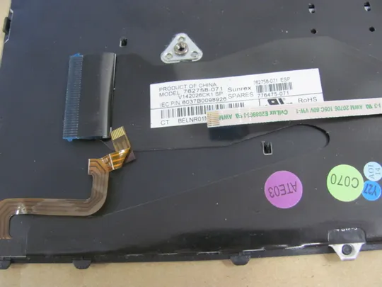 499-6 клавіатура з підсвічуванням робоча 762758-071 6037B0098926 для HP EliteBook 740 G1 745 G2 750 G1 755 G2 840 G1 840 G2 840 850 G1 850 G2 ZBook 14 оригінал З аукціону