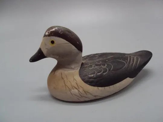 Фигура керамика статуэтка утка сезелень уточка высота 7 см, длина 12,5 см №13134 Інтернет-аукціон