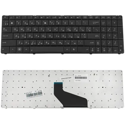 фото, Клавіатура для ноутбука ASUS (A53U, A53Ta, K53Be, K53U, K53Z, K53Ta, K73Be, K73Ta, X53Be, X53Ta, X53U, X73Ta) ukr, black