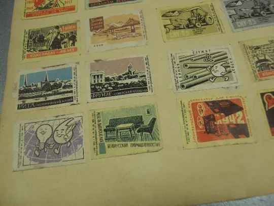 этикетки спичечные микс лот 40 шт №13527м З аукціону