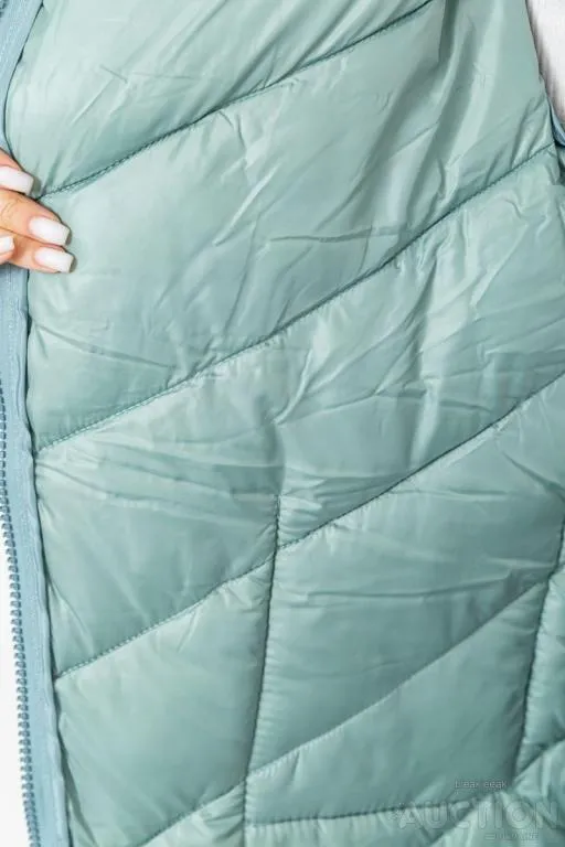 Куртка женская однотонная, цвет светло-оливковый, 235R5068 Інтернет-аукціон