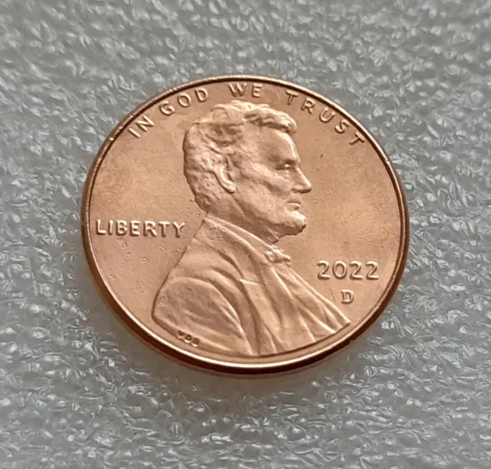 (8142 ря) 1 цент 2022 D США З аукціону