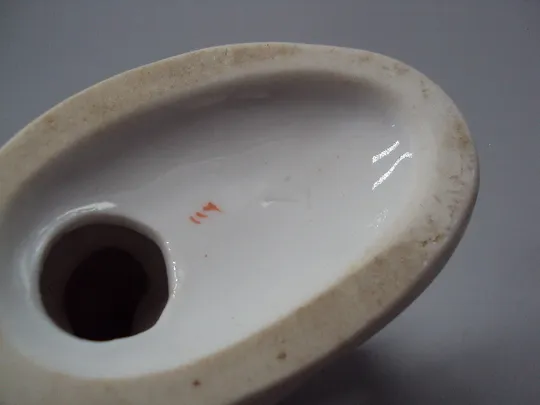 Фигура фарфор статуэтка ЛФЗ пляжница обнаженная девушка сидит думает ню высота 11,2 см №15510 Характеристики