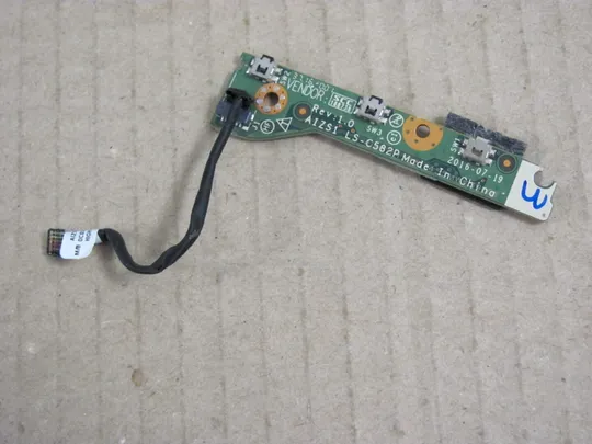 Купити 396-22 плата кнопки вкл LS-C582P DC020027C00  для Lenovo ThinkPad Yoga 260 X370 X380 Yoga 260 370 оригінал