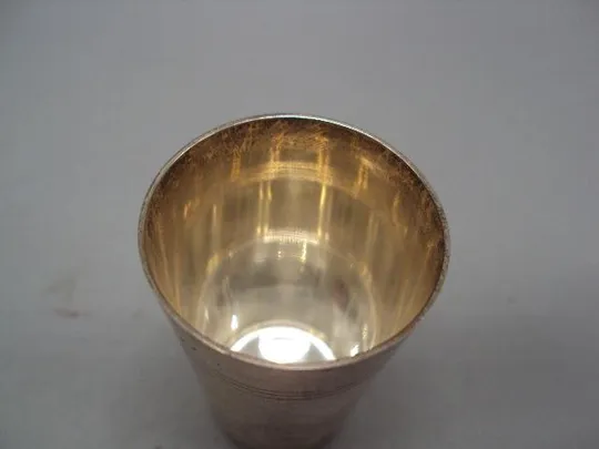 Рюмка стопка серебро 925 проба Украина Киев вес 44,38 г высота 6 см, диаметр 3,8 см №14330 Інтернет-аукціон