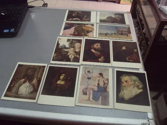 набор открыток музей изобразительных искусств 1958 куприянова 12 шт №4628 Де купити