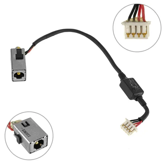 Б.У. Разъем питания c кабелем HP (Mini: 110-3500, 110-3600) 627607-001 Ціна