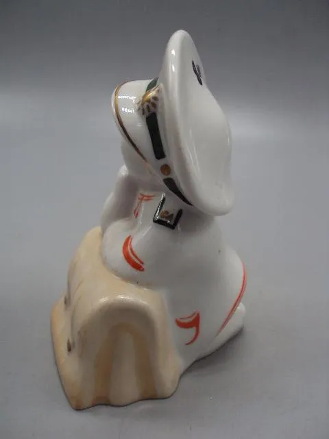 Фигура фарфор статуэтка Киев капитанская дочка с портфелем Буду как папа высота 12 см №14075 Інтернет-аукціон