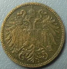 2 гелера 1896 Австро-Угорщина Ціна