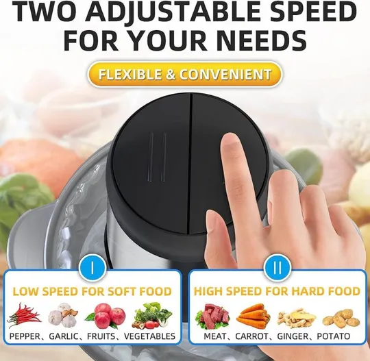 Измельчитель чаша 2 л 4 лезвия из нержавеющей стали Rainberg RB-2202 1300 Watt Продаж