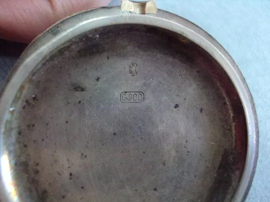 часы карманные корпус Ancre серебро 900 проба вес 54 г №2168 Інтернет-аукціон