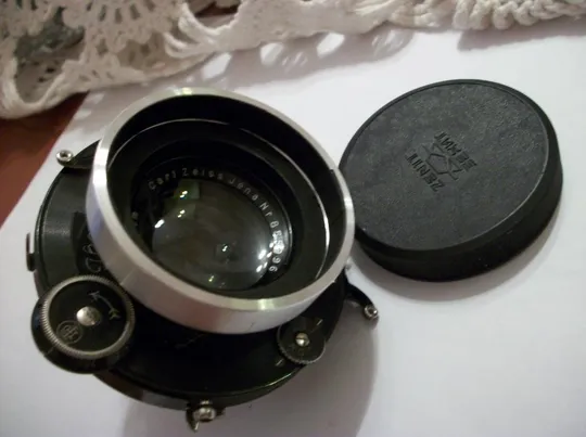 Объектив Tessar 1:4,5 , f=15cm , TESSAR , Carl Zeiss Jena, ТЕССАР [давний-но сохранность нового] Де купити