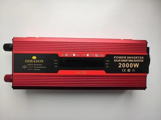 Перетворювач напруги, інвертор автомобільний 2000w  2 usb Торговий майданчик