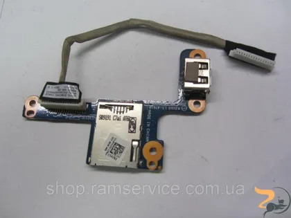фото, Роз’єми USB, Cardreader для ноутбука Dell Inspiron Mini 10, *LS-4761P, б/в