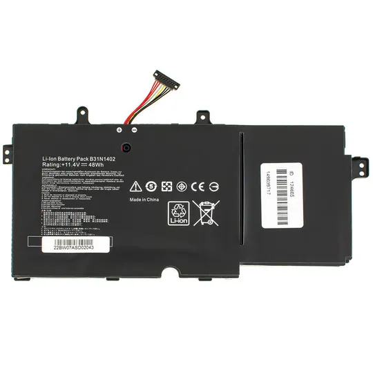 Батарея для ноутбука ASUS B31N1402 (Q551, Q551N, N591L, N592UB series) 11.4V 4100mAh 47Wh Black (0B200-01050000) Ціна