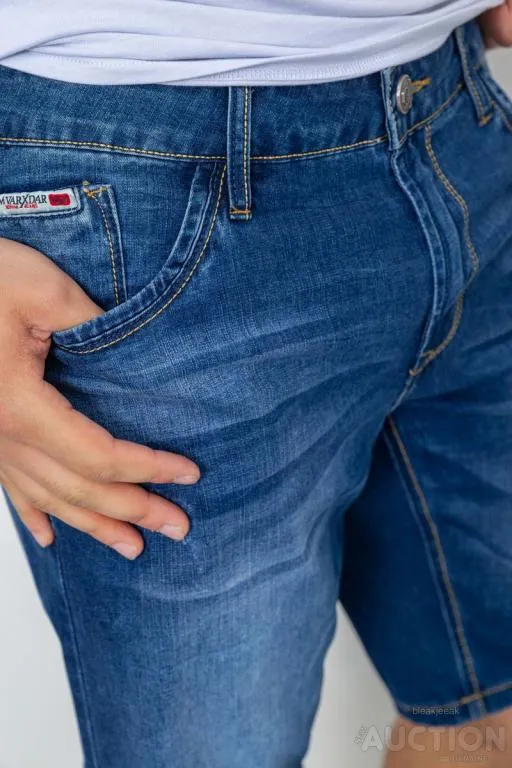 Джинсовые шорты мужские, цвет синий, 244R5A-050 Де купити