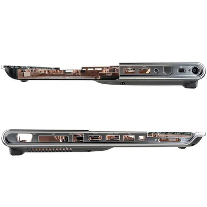 фото, Б.У.Нижня частина корпусу ноутбука HP (Pavilion: dv6, dv6-1299eo) чорна