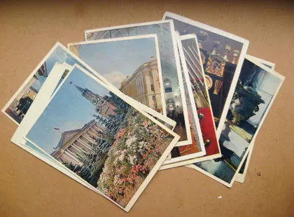 фото, МОСКВА - МОСКОВСЬКИЙ КРЕМЛЬ - ОРУЖЕЙНА ПАЛАТА = набір листівок 1957 р. =  13 шт.