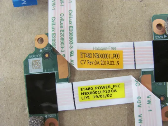 номер0650-15 плата кнопка вкл Плата кнопки включеня Кнопкова плата Кнопковий модуль Плата управління кнопками Плата кнопки живлення Laptop Power button board ET480 NS-B501 NBX0001LP10 NBX0001LP00 для Lenovo Thinkpad T480 T470 A485 A475 оригінал Продаж