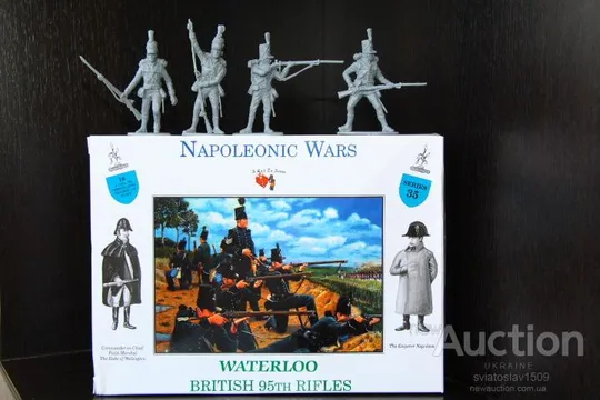 Британский 95 полк стрелков 1812 Ватерлоо Наполеоновские войны (A Call to Arms) 54мм Ціна