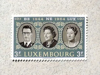 фото, Поштова марка Люксембург 1964 рік **