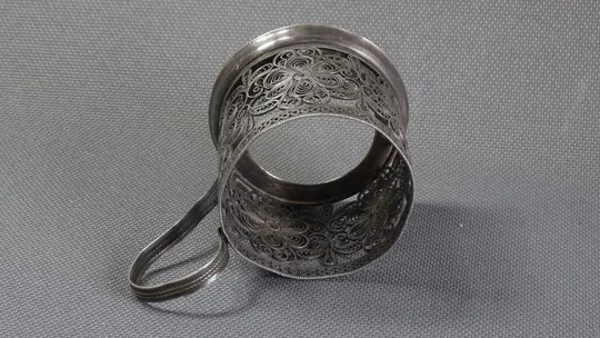 Подстаканник ажурный советский мельхиор скань БУ радянський підстаканник Продаж