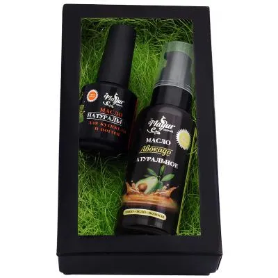 Набор косметики Mayur Масло авокадо 50 мл + Масло для кутикулы 15 мл (2200160407093) Ціна