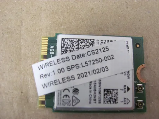 номер0654-40 WI-FI модуль AX201NGW 01AX789 01AX798 для HP Elitebook 830 G7 оригінал З аукціону