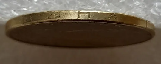 Купити (5131) 1 гривня 2014 викрошка у букві "Н" слова "ОДНА" на гурті (1 гривна 2014 брак)