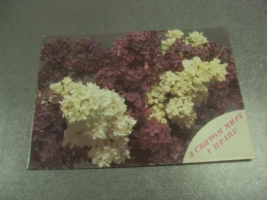 открытка 1 мая 1987 овчинников №13060м Ціна