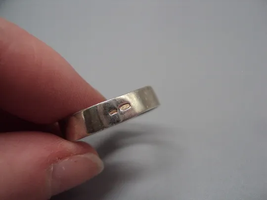 Кольцо прямоугольник печатка печать серебро 925 проба Украина вес 3,22 г 20-20,5 размер №15443 Характеристики