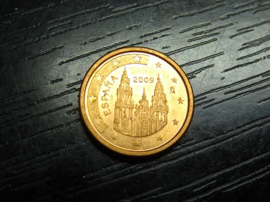 1 євроцент 2009 Іспанія Ціна