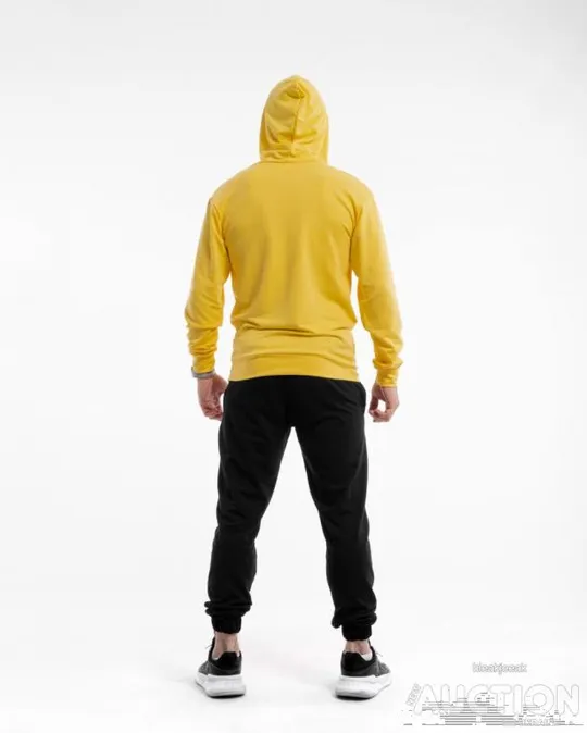Чоловіче худі - "Shnurok" колір жовтий З аукціону