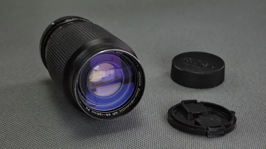 Об'єктив Konica AR телеобъектив Zoom-Hexanon 65-135mm/4.0 Ф55мм Japan Вживане Де купити