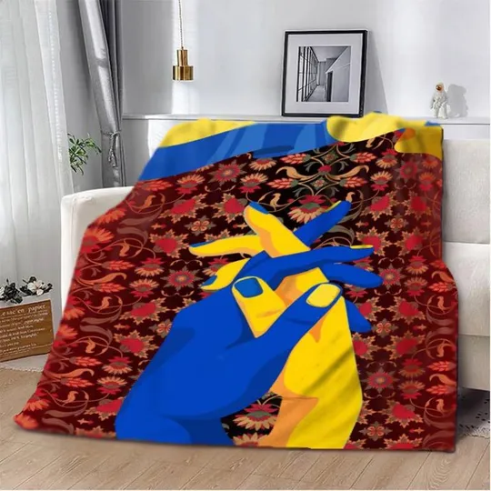 Плед 3D патриотический Разрисованная душа №2 2639_B 12551 135х160 см Ціна