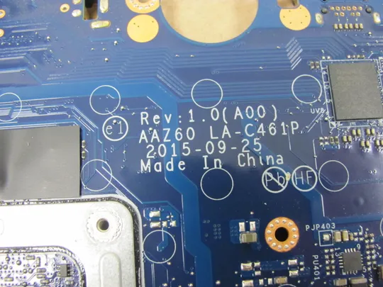 594-12  материнська плата AAZ60 LA-C461P  для Dell Latitude E7470  7470 оригінал Характеристики