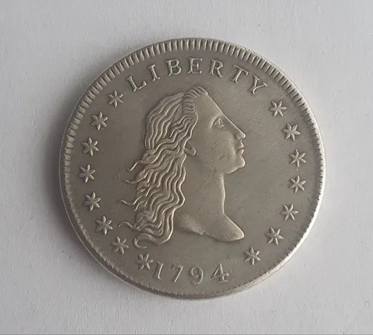 1 долар 1794 США, Розпущене волосся (можливо репліка обігового часу) Ціна