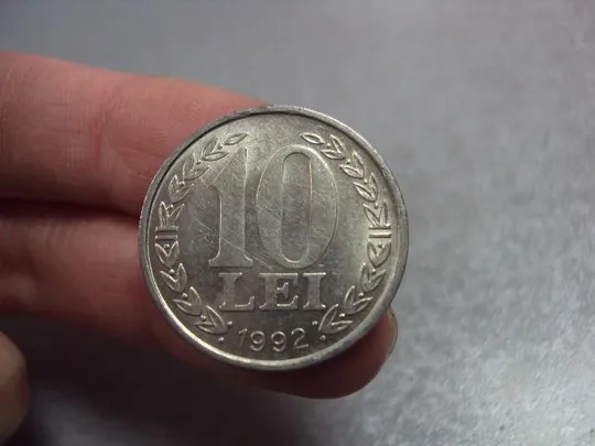 Купити монета румыния 10 леи 1992 №8375