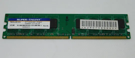 Планка памяти SST DDR2-800 PC6400 1G/64X8 CL5 VALUE Рабочая б/у З аукціону