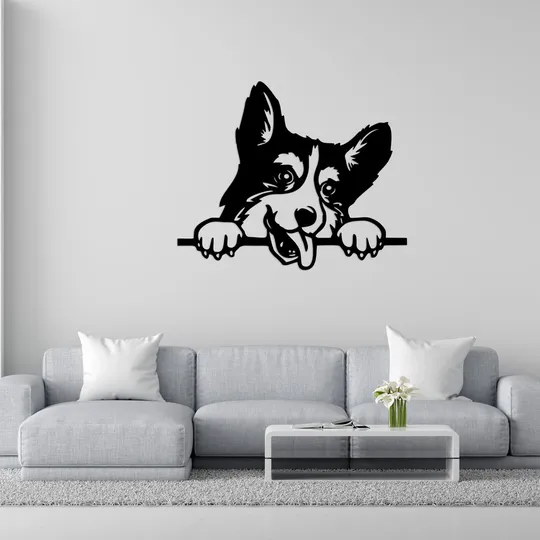 Панно декоративне картина на стіну Коргі 450x370 acr-p000082 Ціна